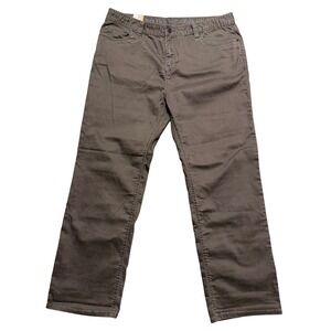 prAna Slim Fit Brown Ajuste Pants Men's Size 42x32 Casual Comfort Brown NEW